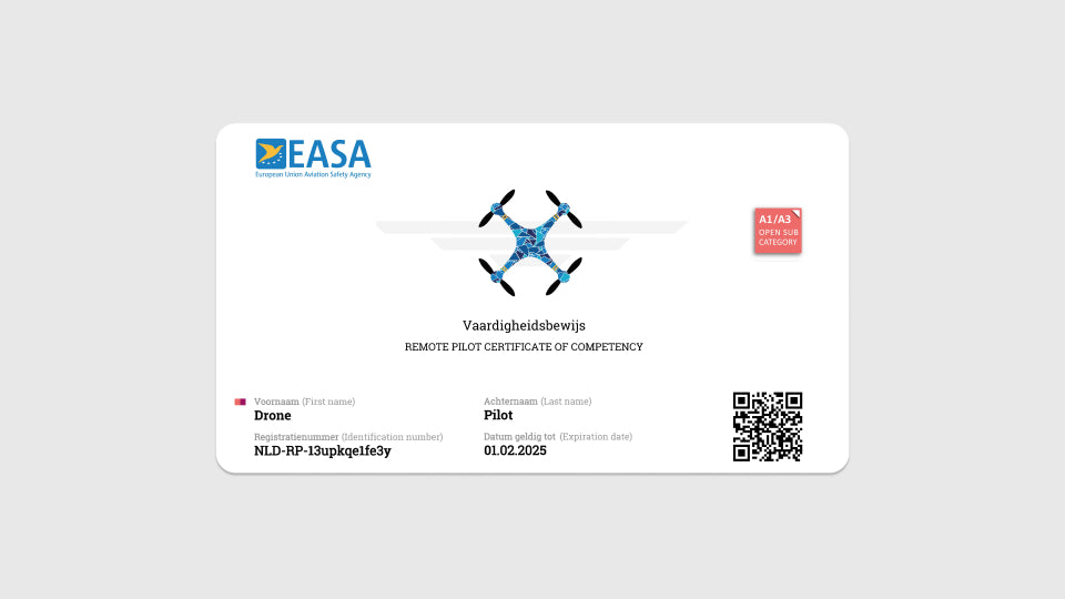 EU Dronebewijs (start)